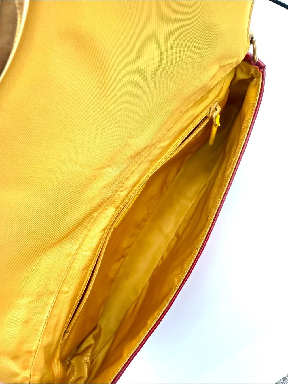 Dior Red Patent Leather Ombré Galliano Malice Shoulder Bag with Gold Bead Strap - Picture 11 of 12